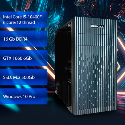 Игровой компьютер Thunderbolt #120, Intel Core i5-10400F, 16 ОЗУ, GeForce GTX 1660 6GB 0120 фото