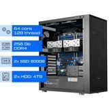 Сервер Dual ALFA Tower 768 / 2х AMD EPYC 7551 / RAM 256GB / 2х SSD 800GB / 2x HDD 4TB / int video 01173 фото
