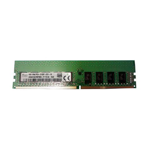 Серверна оперативна пам'ять SK Hynix 8Gb DDR4-2133 PC4-17000 UDIMM ECC Unbuffered (HMA81GU7MFR8N-TF) 300286 фото