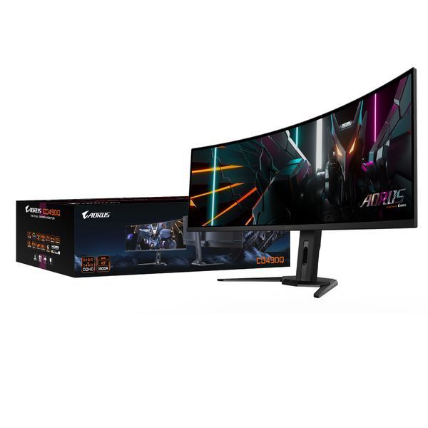 Монітор Gigabyte 49" Aorus CO49DQ OLED Black Curved 144Hz 101679 фото