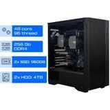 Сервер Dual ALFA Tower 686 / 2х Intel Xeon Gold 6262V / RAM 256 GB / 2x SSD 960GB / 2x HDD 4TB SAS / int video 01010 фото