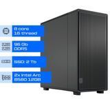 Робоча станція AI / ALFA Server Pro 1398 / AMD Ryzen 7 7700 / RAM 96GB / SSD 2 TB / 2х Intel Arc B580 12GB 01398 фото