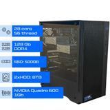 Сервер Dual ALFA  Tower 134 / 2х Intel Xeon E5-2690v4 / RAM 128GB / SSD 500GB / 2x HDD 8TB / Nvidia Quadro 600 1Gb 01006 фото