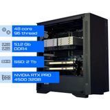 Сервер GPU Dual ALFA Tower 1089 / 2х Intel Platinum 8260 / RAM 512GB / SSD 2TB / Nvidia RTX PRO 4500 Blackwell 32GB 01101 фото