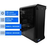 Сервер ALFA Tower 780 / Intel Xeon w9-3475X / RAM 256 GB / 2х SSD 800GB / int video 01185 фото