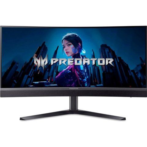Монитор Acer 34" Predator X34V3bmiiphuzx (UM.CXXEE.301) VA Black Curved 180Hz 101567 фото