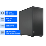 Рабочая станция AI ALFA Pro 1305 / Intel Xeon w5-3525 / RAM 128GB / SSD 2TB / 4х Nvidia RTX PRO 4000 Blackwell 24GB 01305 фото