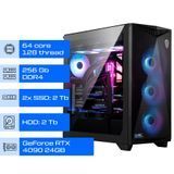 Робоча станція ALFA Pro 447 / AMD Ryzen Threadripper PRO 5995WX / RAM 256GB / 2х SSD 2TB / HDD 2TB / GeForce RTX 4090 24GB 0447 фото