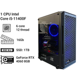 Комп'ютер Alfa Server #124 Gaming Master Setup, Intel Core i5-11400F, ОЗП 16GB, GeForce RTX 4060 8GB 0124 фото