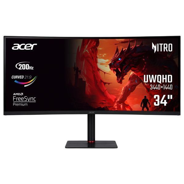 Монитор Acer 34" Nitro XV345CURX0bmiipphx (UM.CX5EE.001) VA Black 200Hz 101516 фото