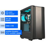 Робоча станція ALFA Pro 369 / Intel Core  i7-14700KF / RAM 64GB / SSD 1 TB / NVIDIA Quadro RTX A4000 16GB 0369 фото