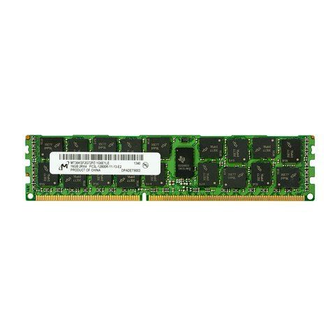 Серверна оперативна пам'ять Micron 16Gb DDR3-1600 PC3L-12800R RDIMM ECC Registered (MT36KSF2G72PZ-1G6) 300066 фото