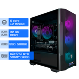Рабочая станция ALFA 620 / AMD Ryzen 5 9600X / RAM 32GB / SSD 1TB / GeForce RTX 5060Ti 16GB 0620 фото