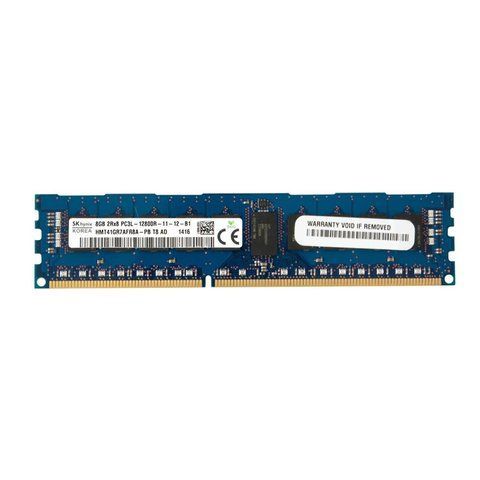 Серверна оперативна пам'ять Hynix 8Gb DDR3-1600 PC3L-12800 2Rx8 RDIMM ECC Registered (HMT41GR7AFR8A-PB) 300276 фото