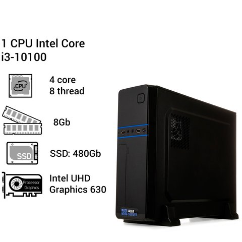 Комп’ютер Alfa Server Business #140, Core i3-10100 0140 фото