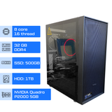 Рабочая станция ALFA Pro 157 / AMD Ryzen 7 5800X / RAM 32GB / SSD 500GB / HDD 1TB / NVIDIA Quadro P2000 5GB 0157 фото
