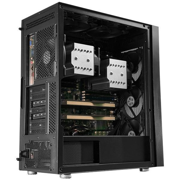 Сервер GPU Dual ALFA Tower 1090 / 2х Intel Platinum 8260 / RAM 512GB / SSD 2TB / 2x NVIDIA RTX A4000 Ada Generation 20Gb 01088 фото