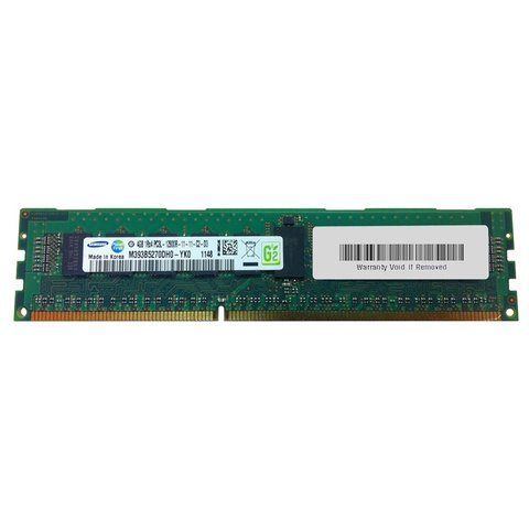 Серверна оперативна пам'ять Samsung 4Gb DDR3-1600 PC3L-12800R RDIMM ECC Registered (M393B5270DH0-YK0) 300157 фото