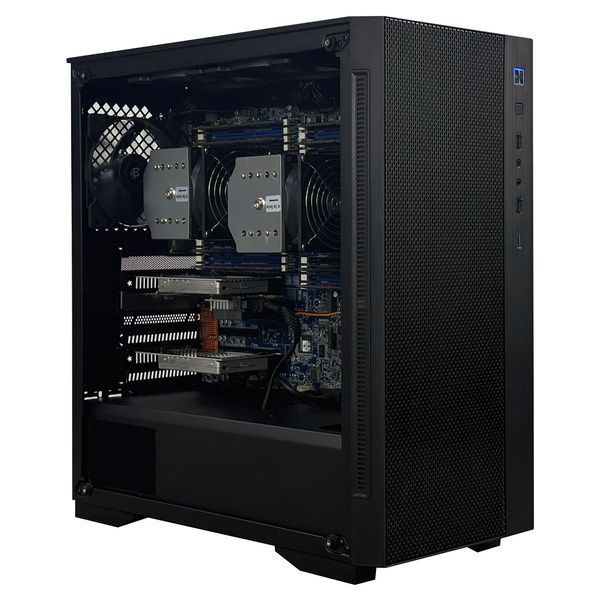 Сервер Dual ALFA Server Tower 965 / 2х Intel Xeon Gold 6154 / RAM 512 GB / 2x SSD 960GB / 2x HDD 4TB SAS / int video 00955 фото