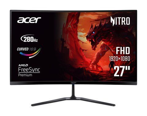 Монитор Acer 27" Nitro ED270Zbmiipx (UM.HE0EE.Z01) VA Black 280Hz 100443 фото