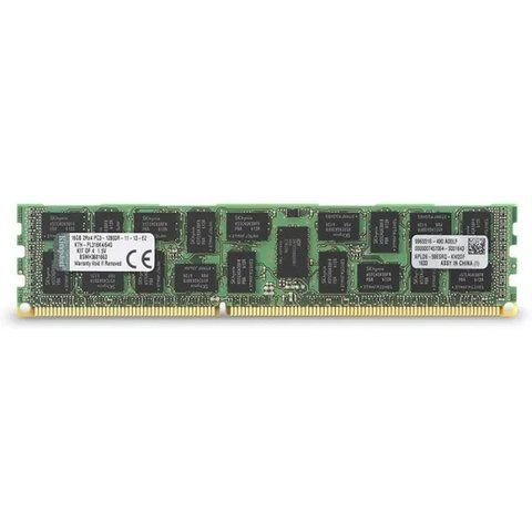 Серверна оперативна пам'ять Kingston 16Gb DDR3-1600 PC3-12800R RDIMM ECC Registered (KTH-PL316K4/64G) 300028 фото