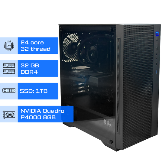 Робоча станція ALFA Pro 35 / Intel Core i9-14900KF / RAM 32GB