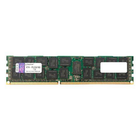 Серверна оперативна пам'ять Kingston 16Gb DDR3-1600 PC3-12800R RDIMM ECC Registered (KTH-PL316/16G) 300030 фото