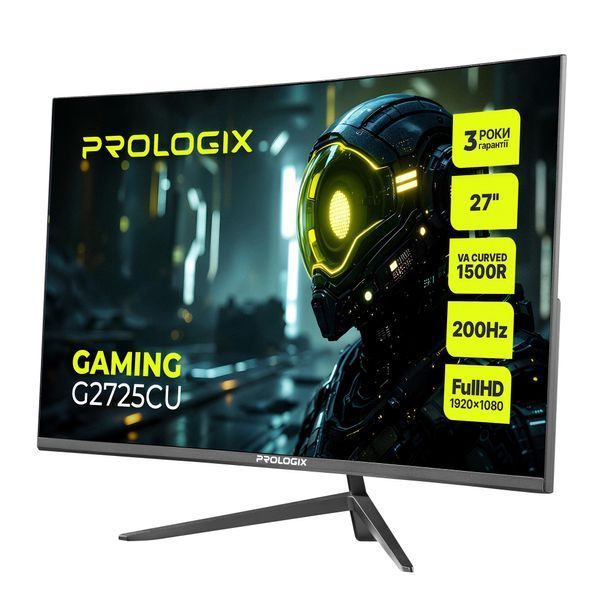 Монітор Prologix Gaming 27" G2725CU VA Black Curved 200Hz 101021 фото