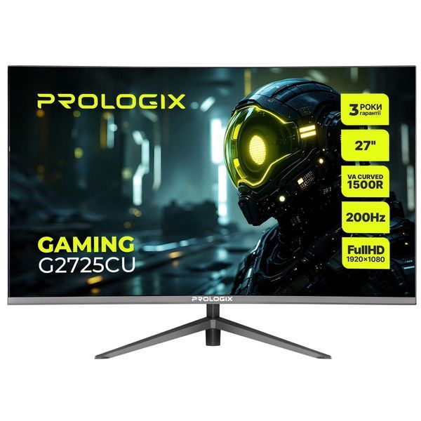 Монітор Prologix Gaming 27" G2725CU VA Black Curved 200Hz 101021 фото