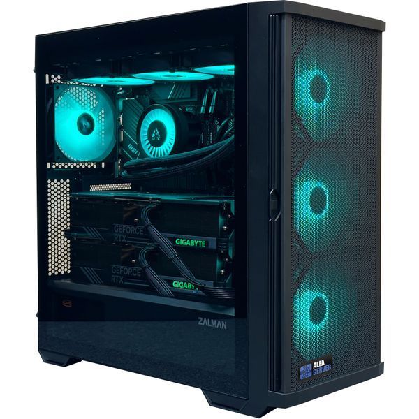 Рабочая станция ALFA Pro 428 / AMD Ryzen Threadripper 3990X / RAM 256GB / SSD 2TB / HDD 2TB / 2х GeForce RTX 4090 24GB 0428 фото
