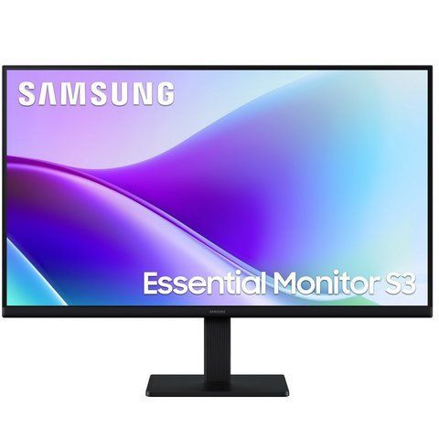 Монiтор Samsung 27" Essential S3 LS27F320 (LS27F320GAIXUA) IPS Black 120Hz 100652 фото