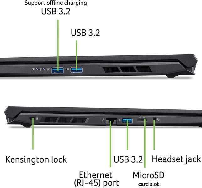 Ноутбук Acer Nitro V 16 ANV16-42 (NH.U1GEU.005) Black 118461 фото