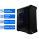 Сервер Dual ALFA Tower 758 / 10-20 користувачів / 2х Intel Xeon E5-2667v2 / RAM 128GB / 2x SSD 512GB / int video 0758 фото 1