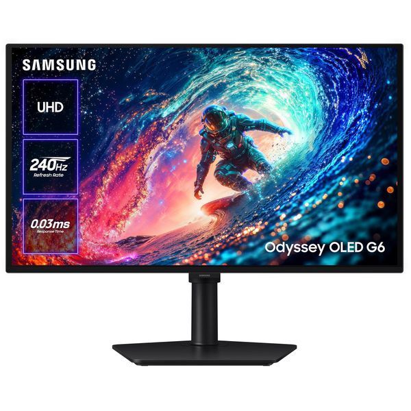 Монiтор Samsung 27" Odyssey G6 (LS27HG610SIXUA) OLED Black 240Hz 101709 фото