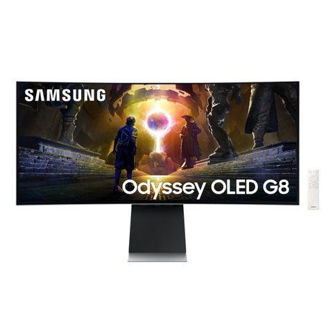 Монітор Samsung 34" LS34DG852 (LS34DG852SZXUA) OLED Black Curved 175Hz 101249 фото