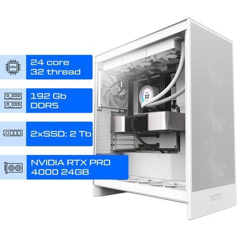 Рабочая станция ALFA Pro 170 / Intel Core i9-14900KF / RAM 192GB / 2TB SSD / Nvidia RTX PRO 4000 Blackwell 24GB 0170 фото
