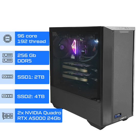 Рабочая станция ALFA Pro 465 / AMD Ryzen Threadripper PRO 7995WX