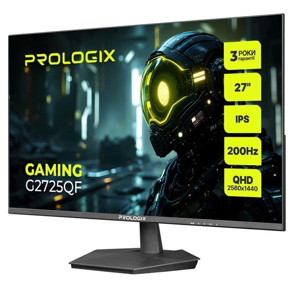 Монітор Prologix Gaming 27" G2725QF IPS Black 200Hz 101710 фото