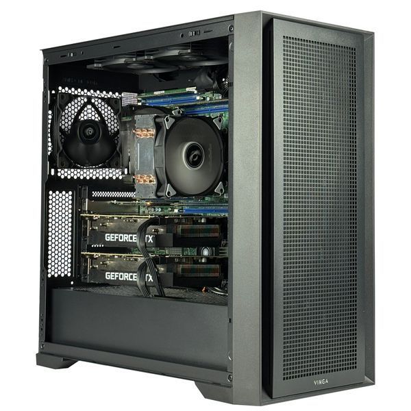 Робоча станція AI ALFA Pro 1350 / Intel Core Ultra 5 245KF / RAM 32GB / SSD 1TB / 2х GeForce RTX 5060Ti 16Gb 01350 фото