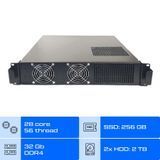 Сервер Dual ALFA Rack 2U 1106 / 2х Intel Xeon E5-2660v4 / RAM 32GB / SSD 256GB / 2x HDD 2TB / int video 01203 фото