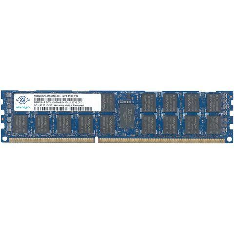 Серверна оперативна пам'ять Nanya 8Gb DDR3-1333 PC3L-10600R RDIMM ECC Registered (NT8GC72C4NG0NL-CG) 300115 фото
