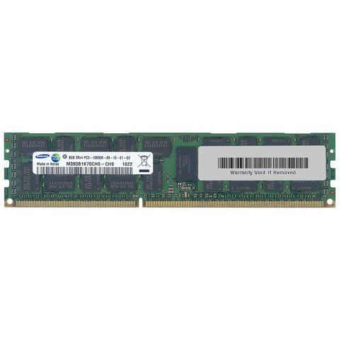 Серверна оперативна пам'ять Samsung 8Gb DDR3-1333 PC3-10600R RDIMM ECC Registered (M393B1K70CH0-CH9) 300164 фото