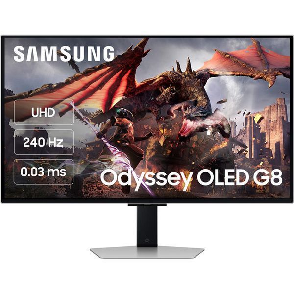 Монитор Samsung 32" Odyssey G80SD (LS32DG800SZXUA) OLED Black Curved 240Hz 100573 фото