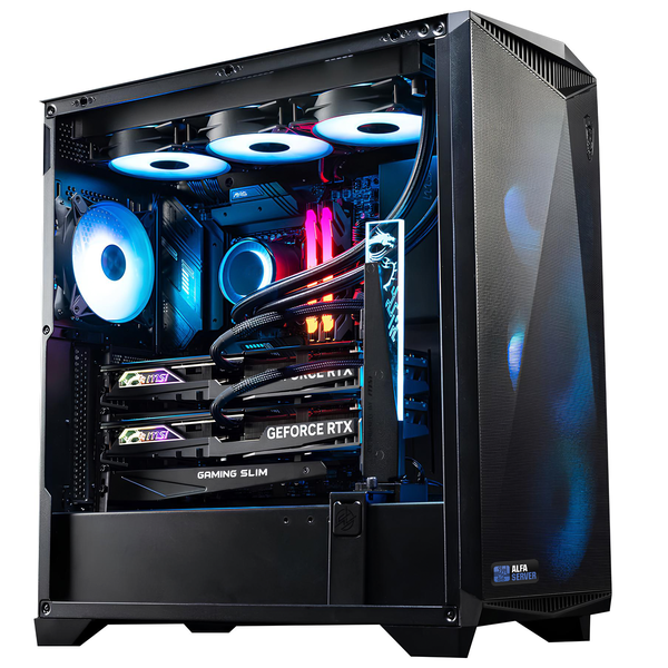 Робоча станція ALFA Pro 567 / AMD Ryzen Threadripper PRO 5995WX / RAM 256GB / 2x SSD 2TB / 2x GeForce RTX 5090 32GB 0567 фото
