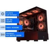 Компʼютер ALFA Gaming Pro 107 / Ryzen 5 7500F / RAM 32 GB / SSD 500 GB / RX 9070 16GB 20107 фото