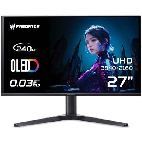 Монітор Acer 26.5" Predator X27X1bmiippruzx (UM.GXXEE.109) OLED Black 240Hz 101712 фото