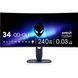 Монiтор Dell 34.2" Alienware AW3425DW (210-BRTW) QD-OLED Black Curved 240Hz 101457 фото 4