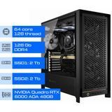 Робоча станція ALFA Pro 569 / AMD Ryzen Threadripper PRO 5995WX / RAM 128GB / 2х SSD 2TB / NVIDIA Quadro RTX 6000 ADA 48GB 0569 фото