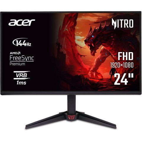 Монiтор Acer 23.8" Nitro VG240YP6bip (UM.QV0EE.609) IPS Black 144Hz 101063 фото