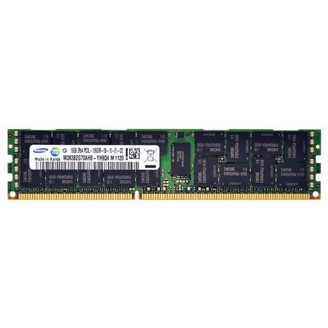 Серверна оперативна пам'ять Samsung 16Gb DDR3-1333 PC3L-10600R RDIMM ECC Registered (M393B2G70AH0-YH9) 300118 фото